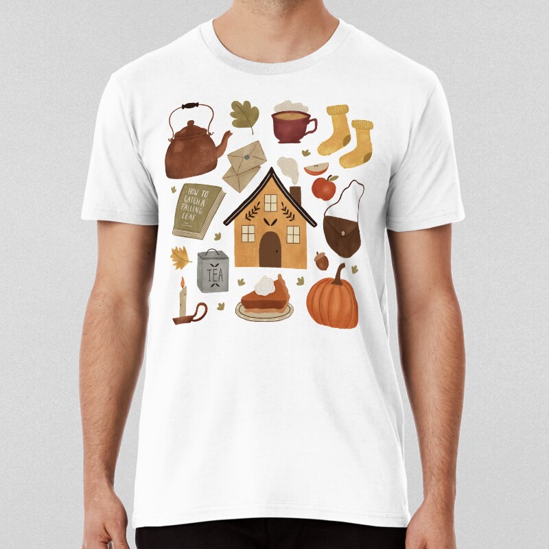 Autumn Cottage Days T-shirt