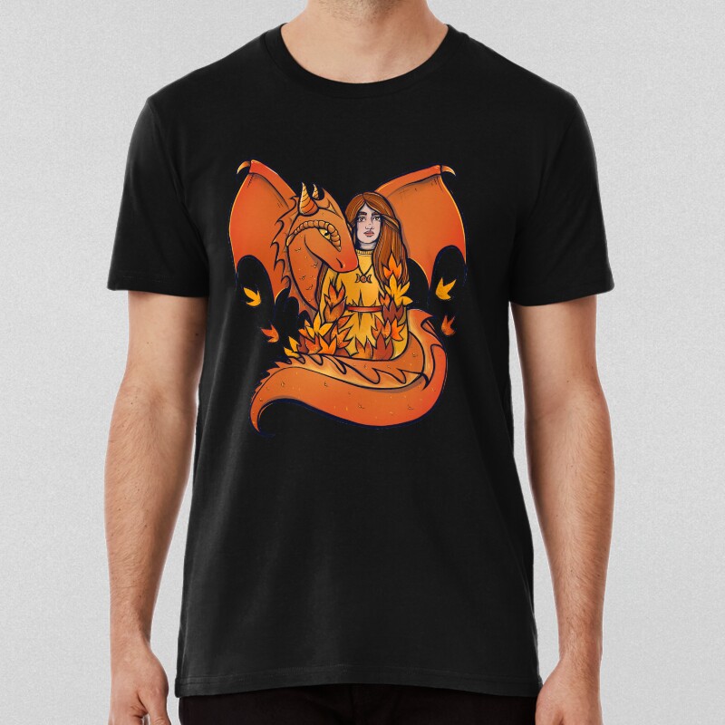 Autumn Dragon Goddess T-shirt