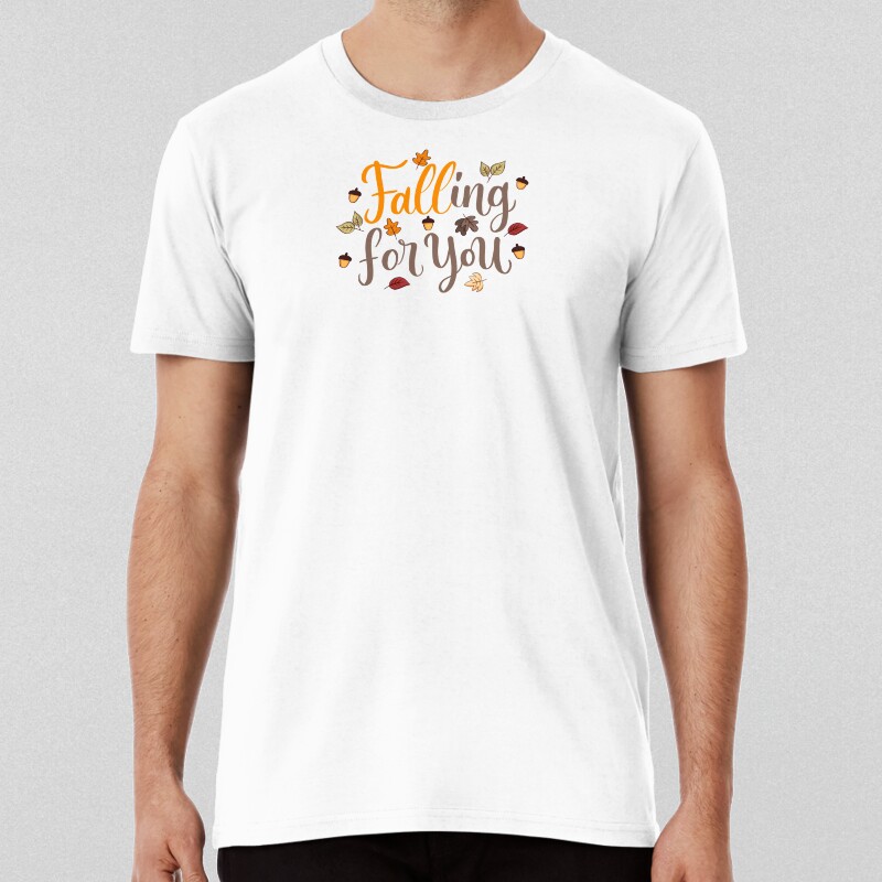 Autumn Fall Art Leaves Drawing Design For Fall Season T-shirt