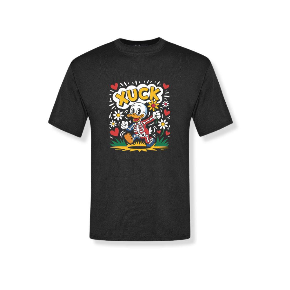 Duck Love Retro Cartoon Graphic T-Shirt