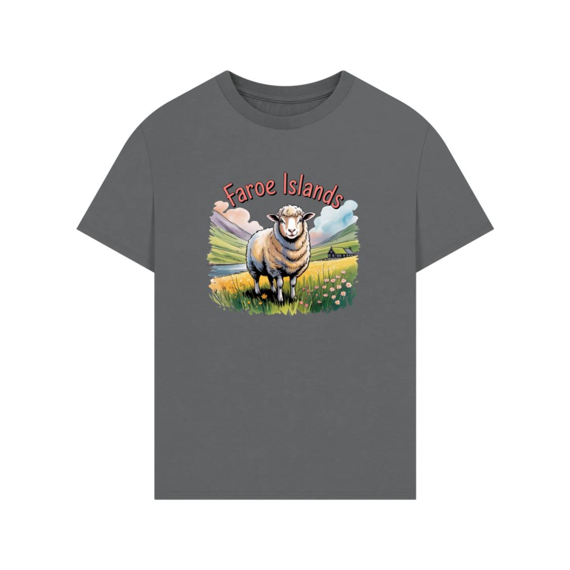 Faroe Islands Scenic Sheep Nature Design T-Shirt