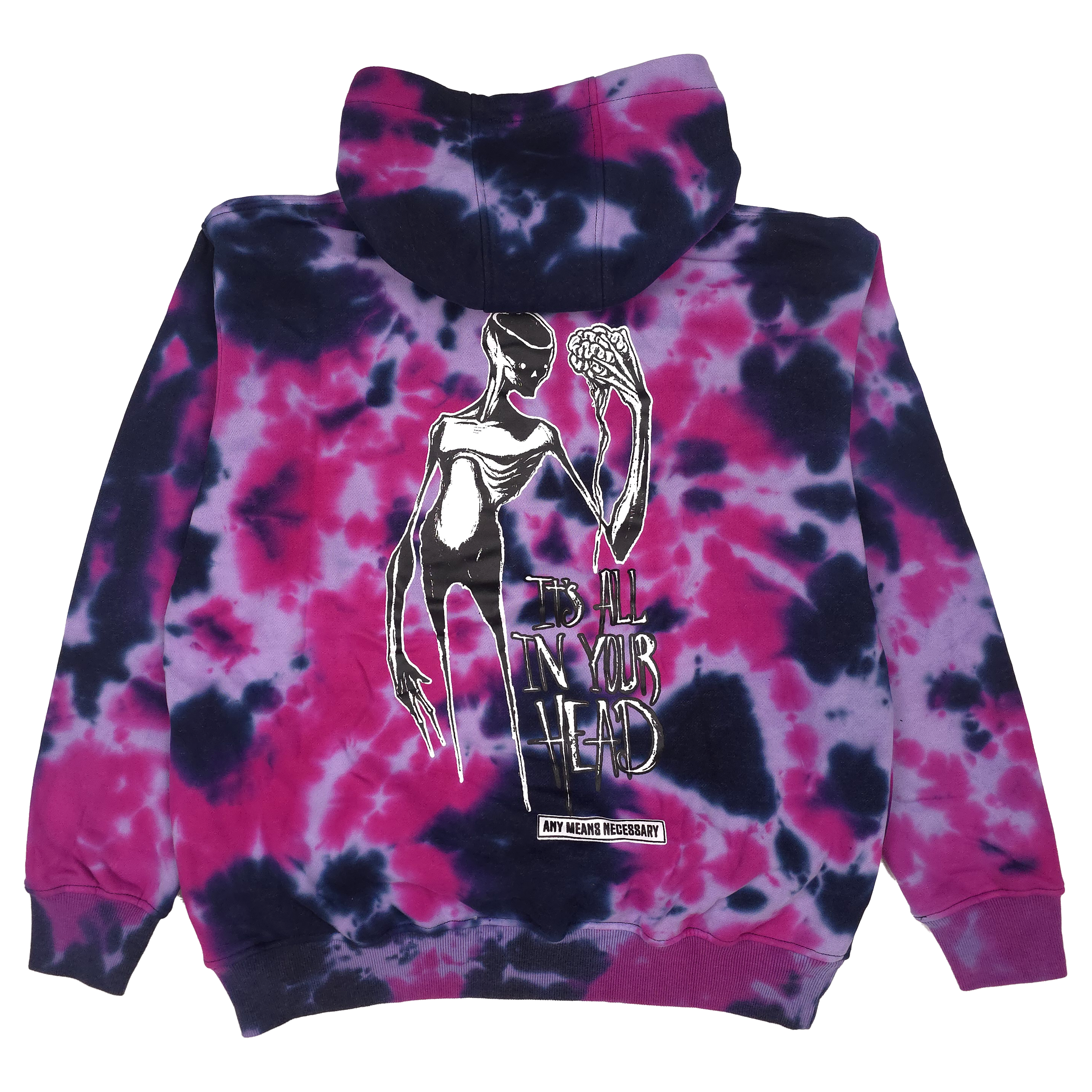 It's All In Your Head Pullover Hoodie Purple