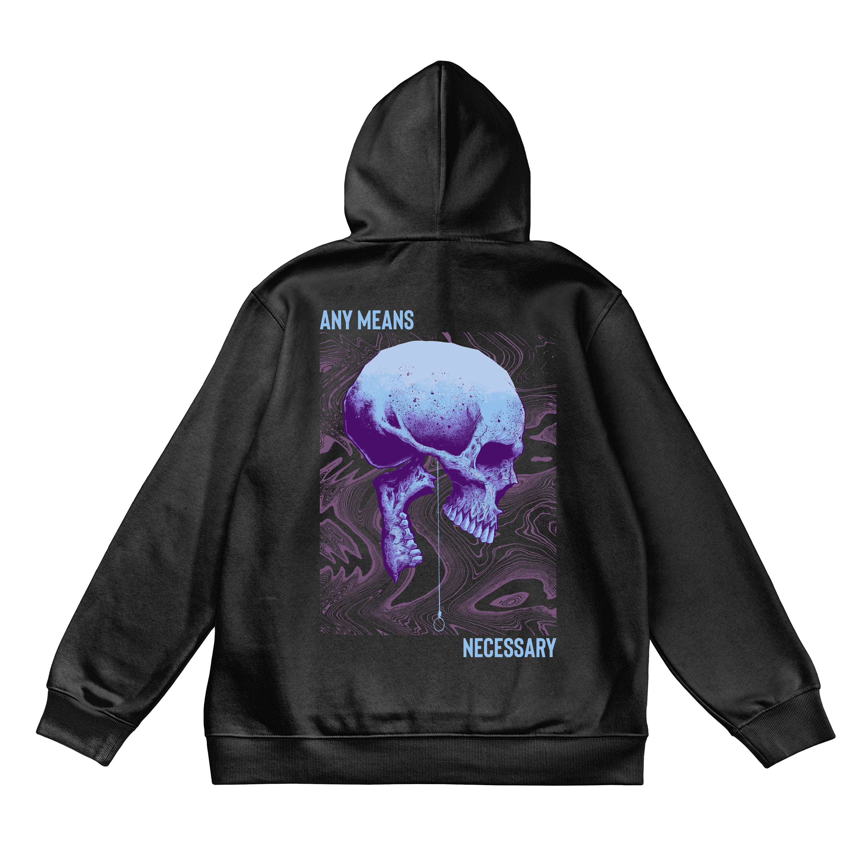 Looming Death Pullover Hoodie Black